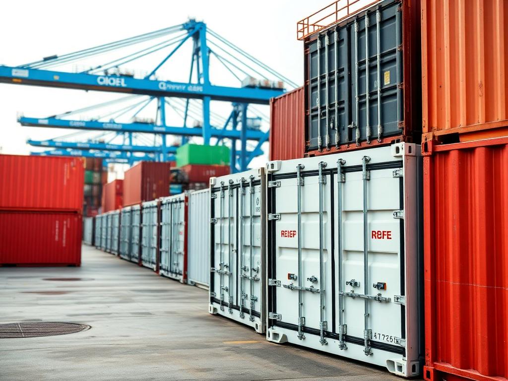 Temperature-controlled reefer containers for cold-chain logistics